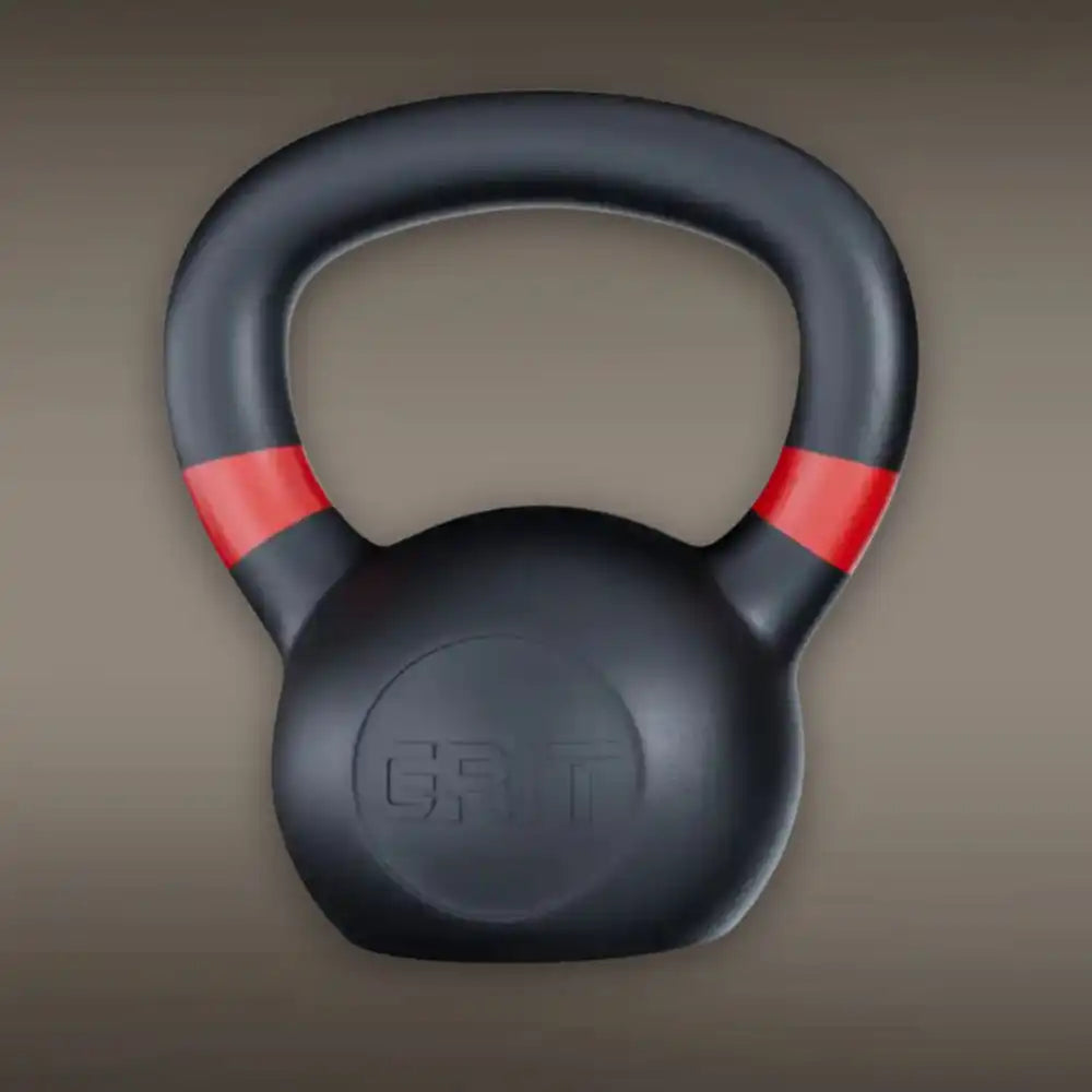 GRIT Powder Coated Cast Iron Kettlebell - 32 kg