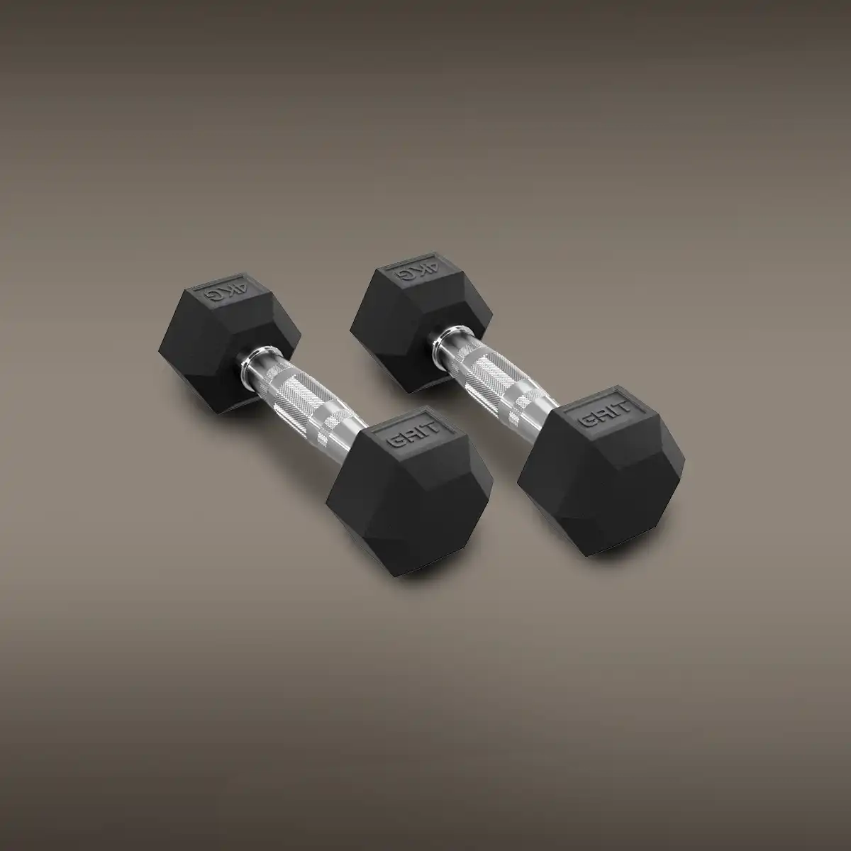 GRIT Hex Dumbbells - 4 kg Pair