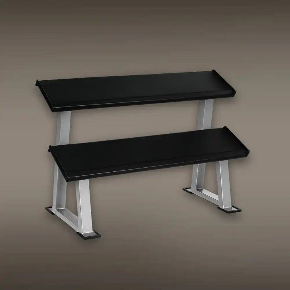 GRIT Flat 2 Tier Dumbbells Rack