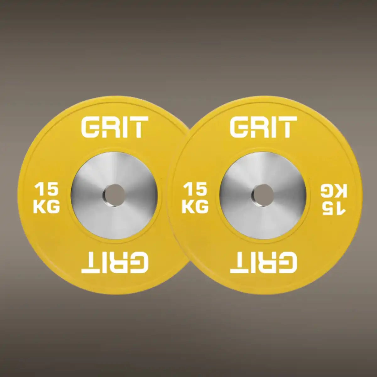 GRIT Competition Bumper Plate - 15 kg Pair