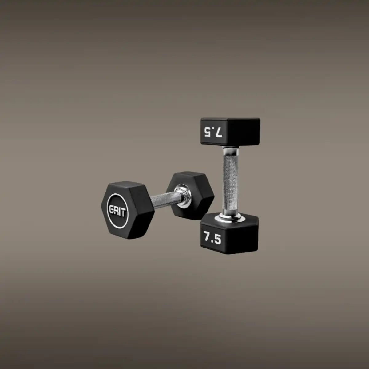 GRIT Hex CPU Dumbbell - 7.5 kg Pair