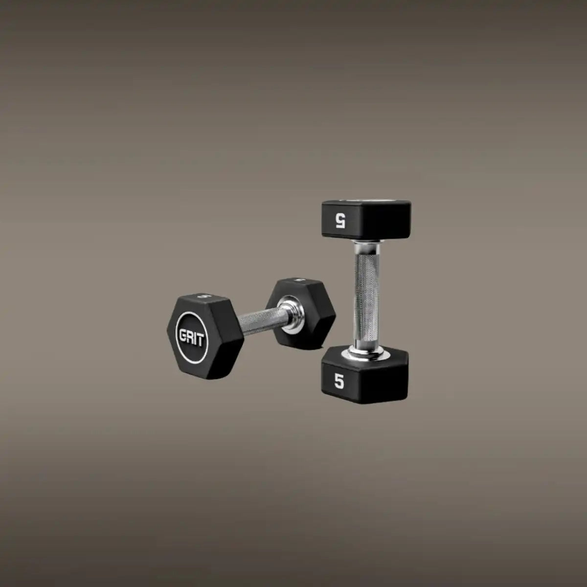 GRIT Hex CPU Dumbbell - 5 kg Pair