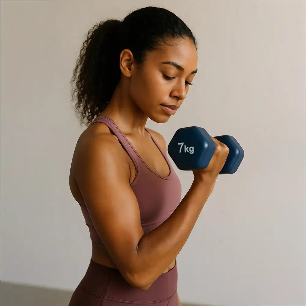 GRIT Vinyl Dumbbell Pair - 1 kg